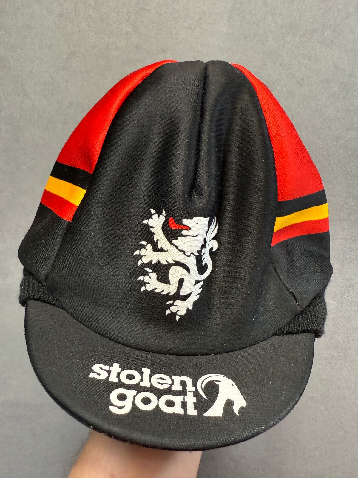 stolen goat black warm cycling hat cap