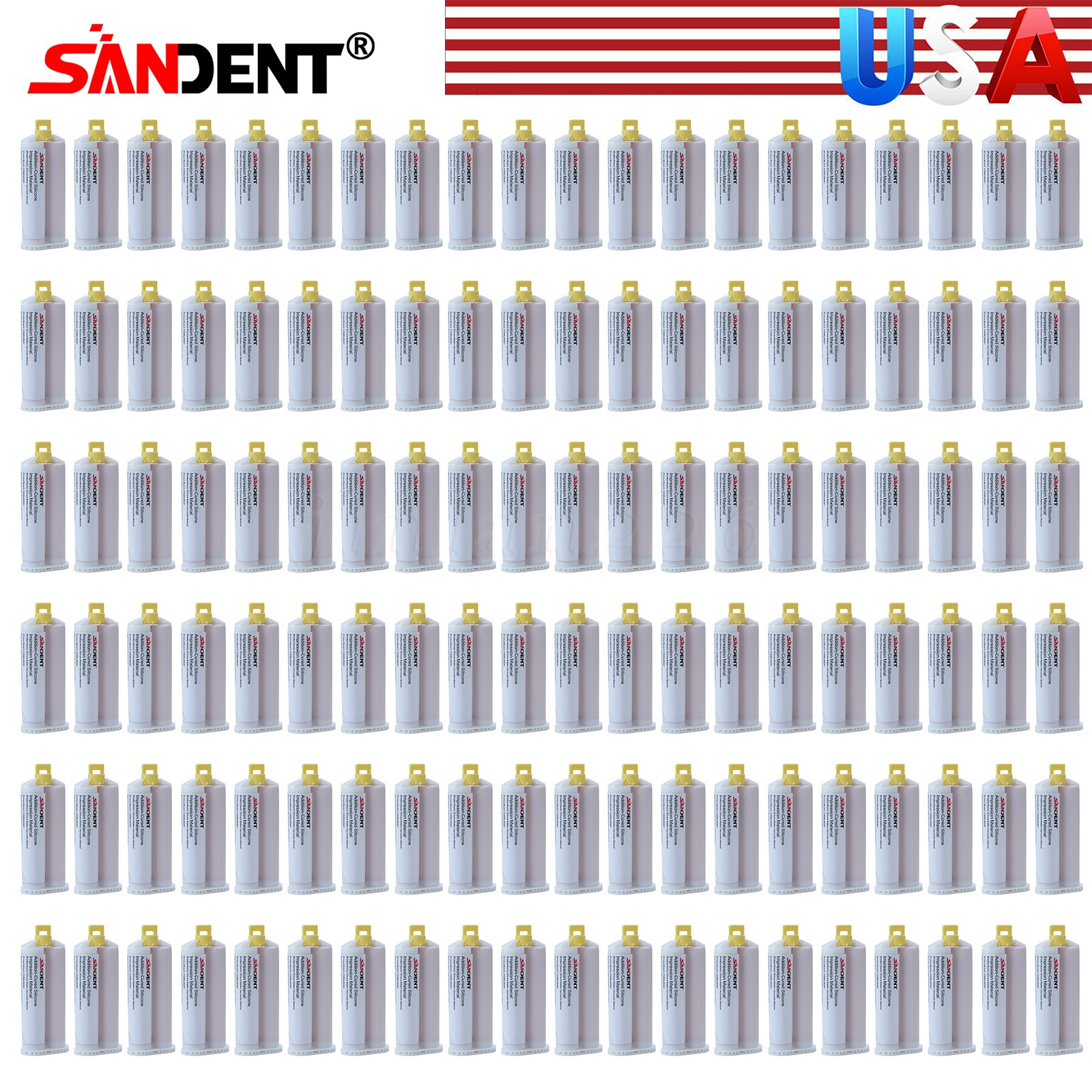 up to 100x50ml Dental VPS Impression Material Regular set