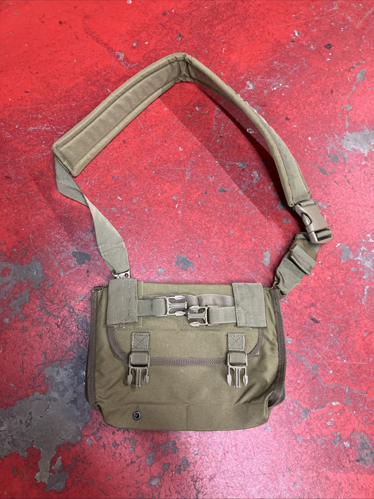 Eagle Industries 300rnd Ammo Bag w/ Sling-Khaki USMC SEAL