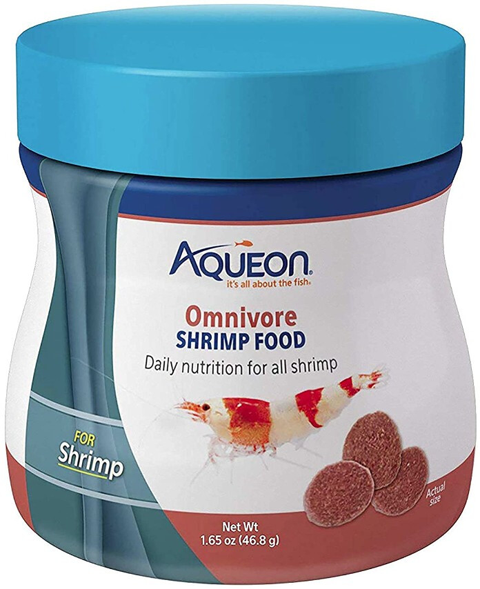 Aquarium, Aqueon Omnivore Shrimp Food Daily Nutrition for All Shrimp (1.65 oz)