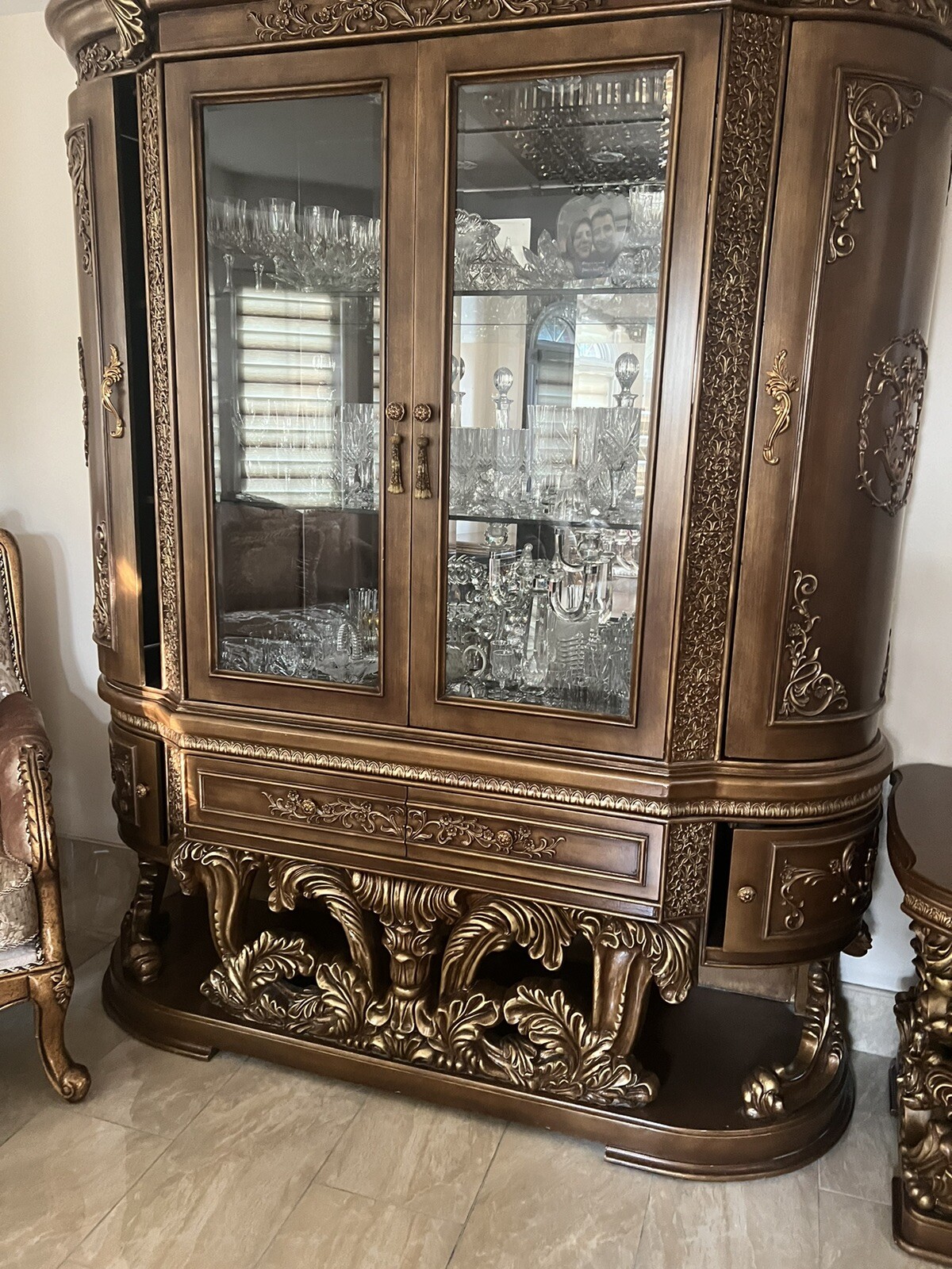 dining table set 10 chairs With Table China Buffet