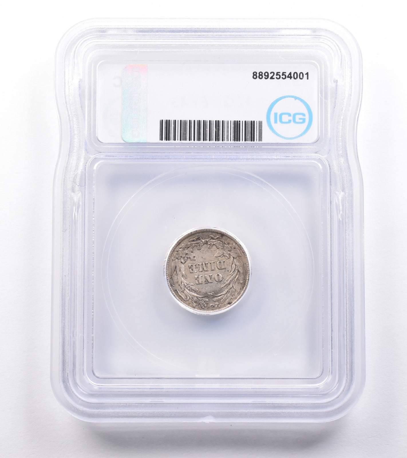 1912 Barber Dime EF45 ICG *4886