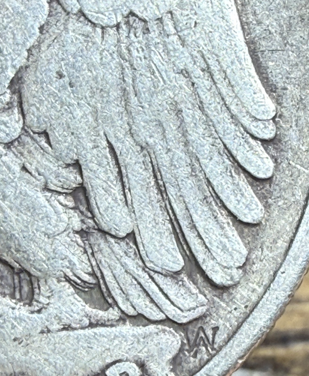 1946 Very Fine DDR-001 90% silver Walking Liberty Half dollar. FS-801.