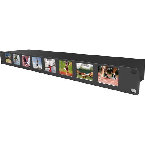 Lilliput RM-0208S 8x2 In 1RU Rackmount Monitors with Equalization and Reclock