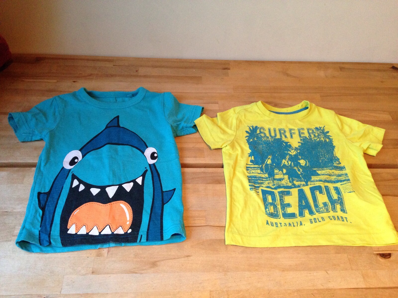 Next F&F Baby Boys Toddler Tops T-Shirts x 2, 12-18  months VGC