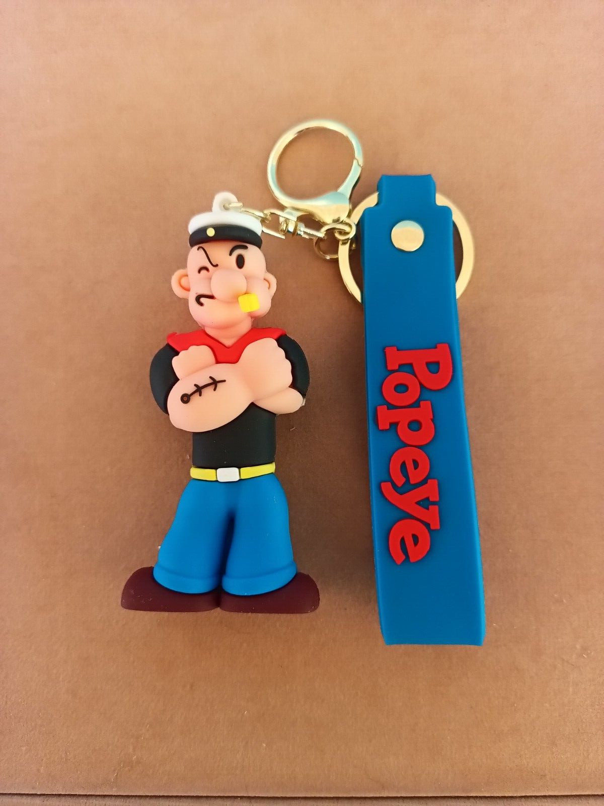 POPEYE  KEYCHAIN / BACKPACK CLIP -NEXT DAY SHIPPING
