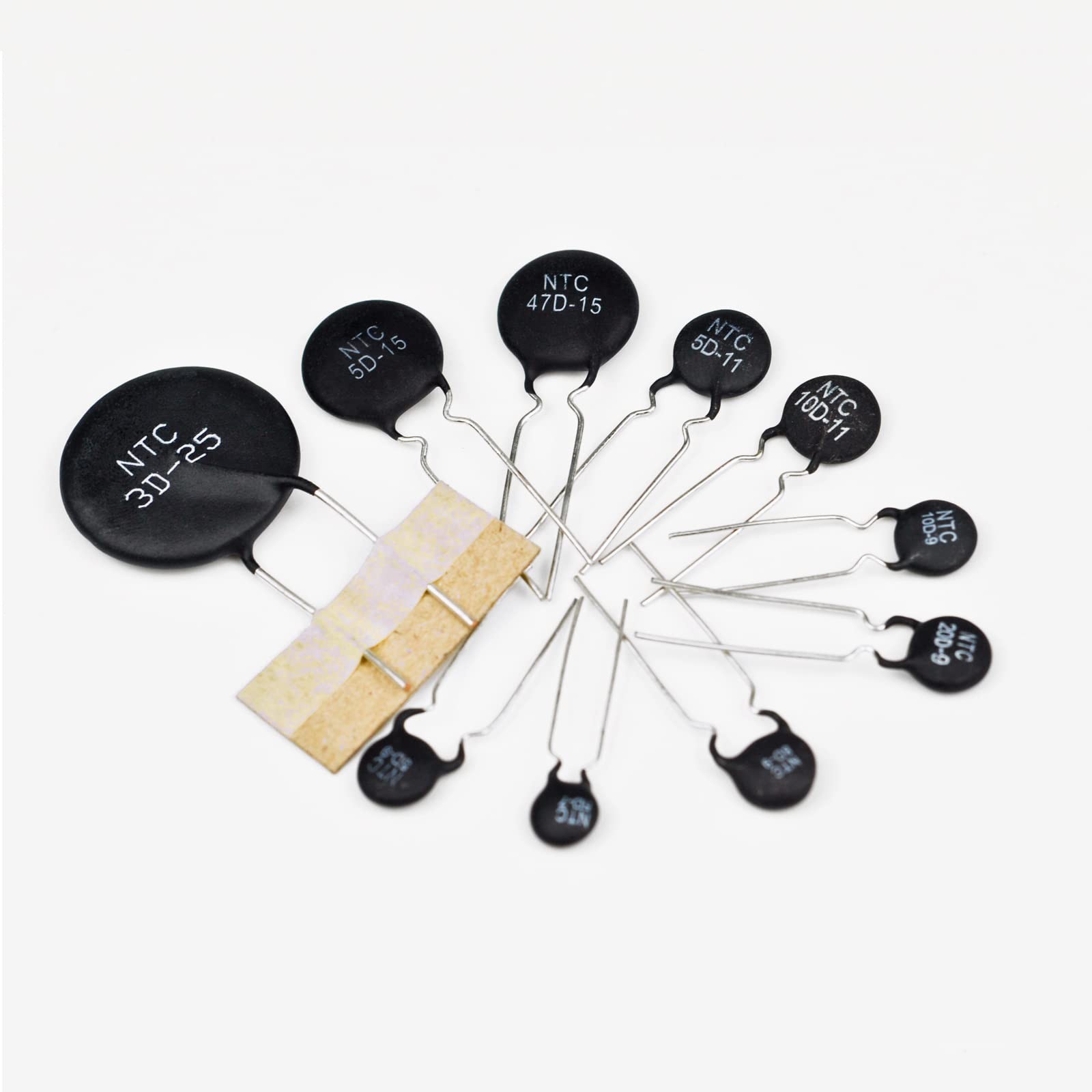 NTC Thermistor Resistors 10 Values 81 PCS Inrush Current Limiter Temperature ...