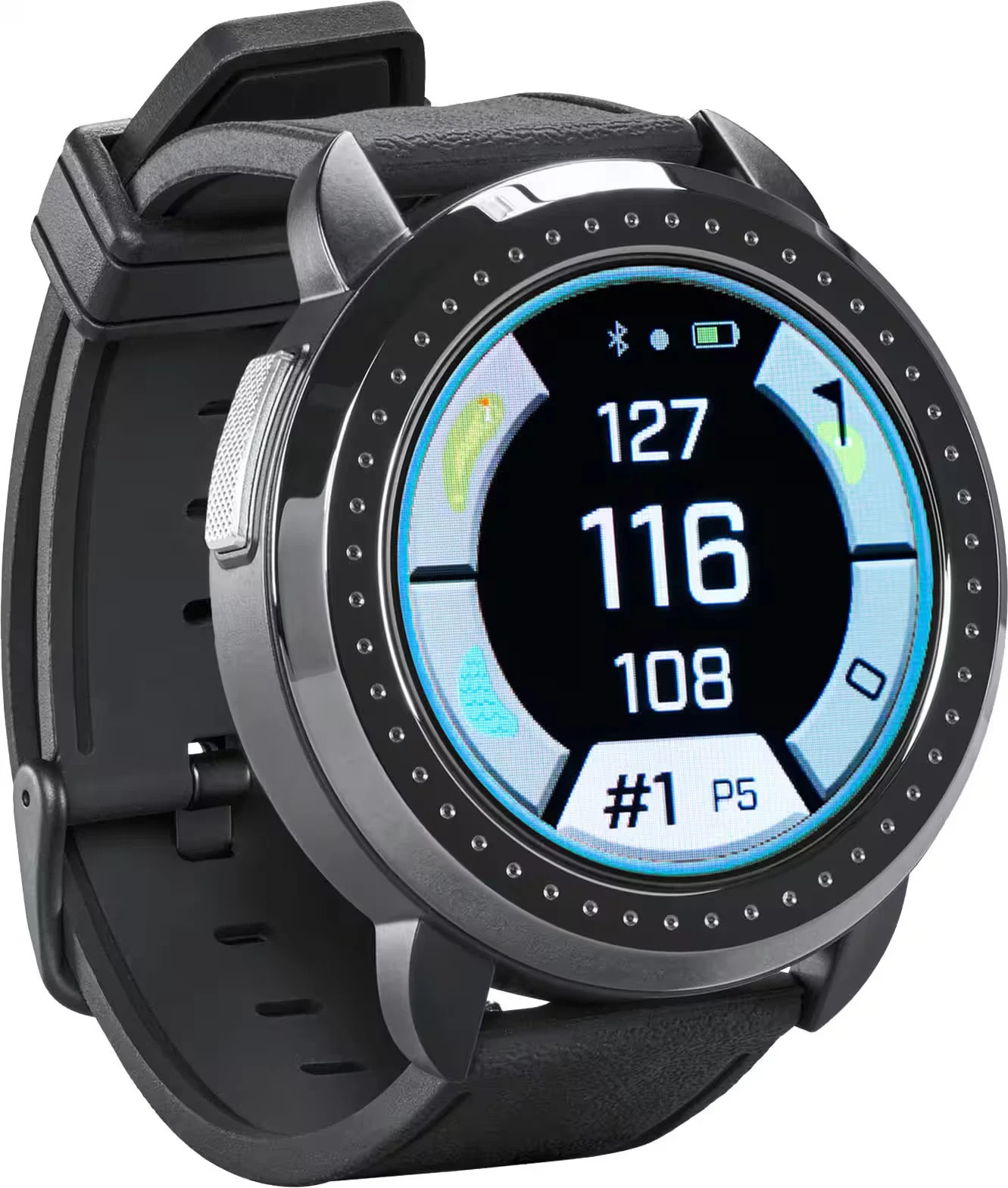 Bushnell - iON Elite 35.5mm Smart GPS Golf Watch - Black - New Open Box