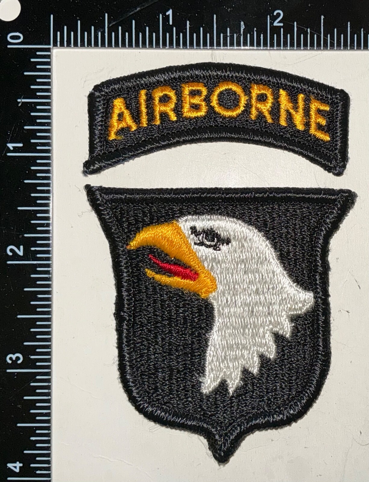 Vietnam War US Army 101st Airborne Division Merrow Edge Patch UNWORN