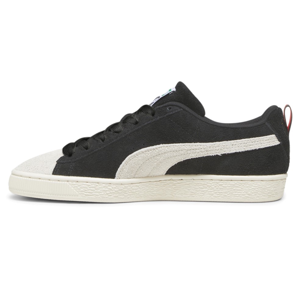 PUMA Suede Cassette Tape Lace Up Mens Black Sneakers Casual Shoes 39454401