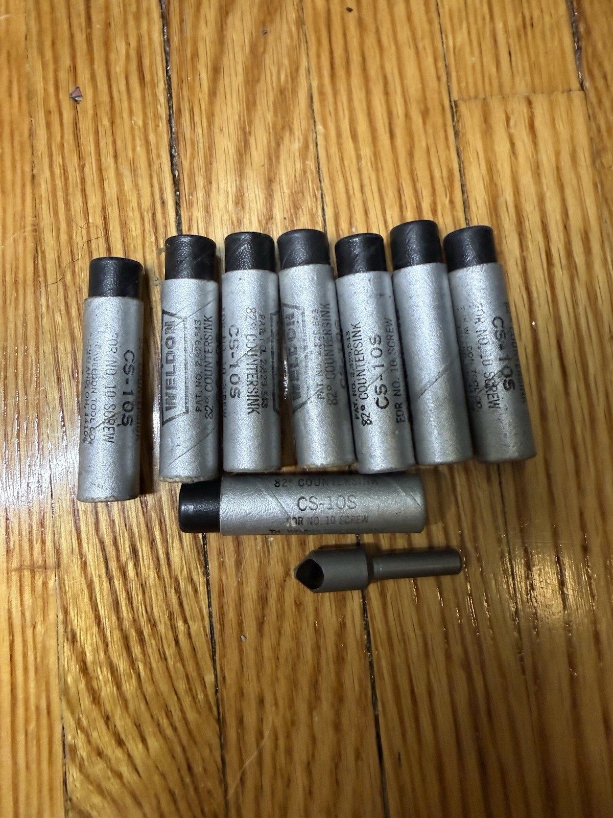 Weldon Lot Of 8 CS-10 82° Countersink Deburring Tools NEW NOS USA