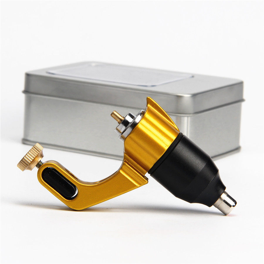 Professional Alloy Rotary Tattoo Machine Tattoo Machine Shader Liner Gold