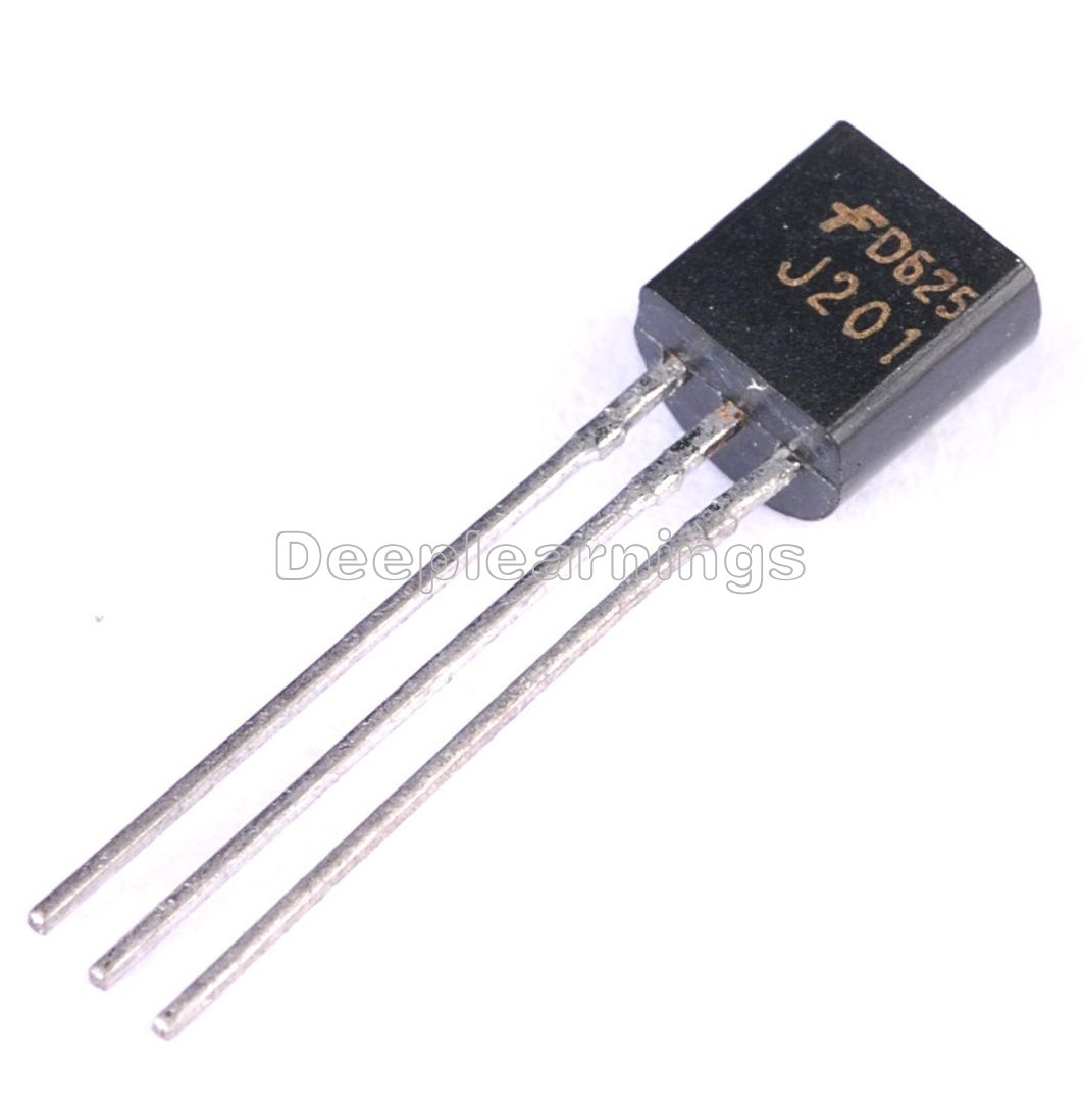 50PCS J201 JFET N-Channel Transistor 50mA 40V TO-92