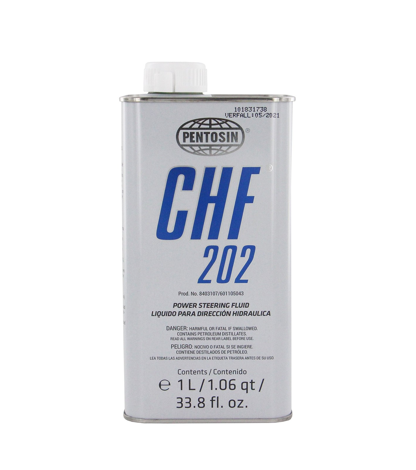Pentosin 8403107 CHF 202 Synthetic Hydraulic Fluid, 1 Liter, Pack of 1 1 L