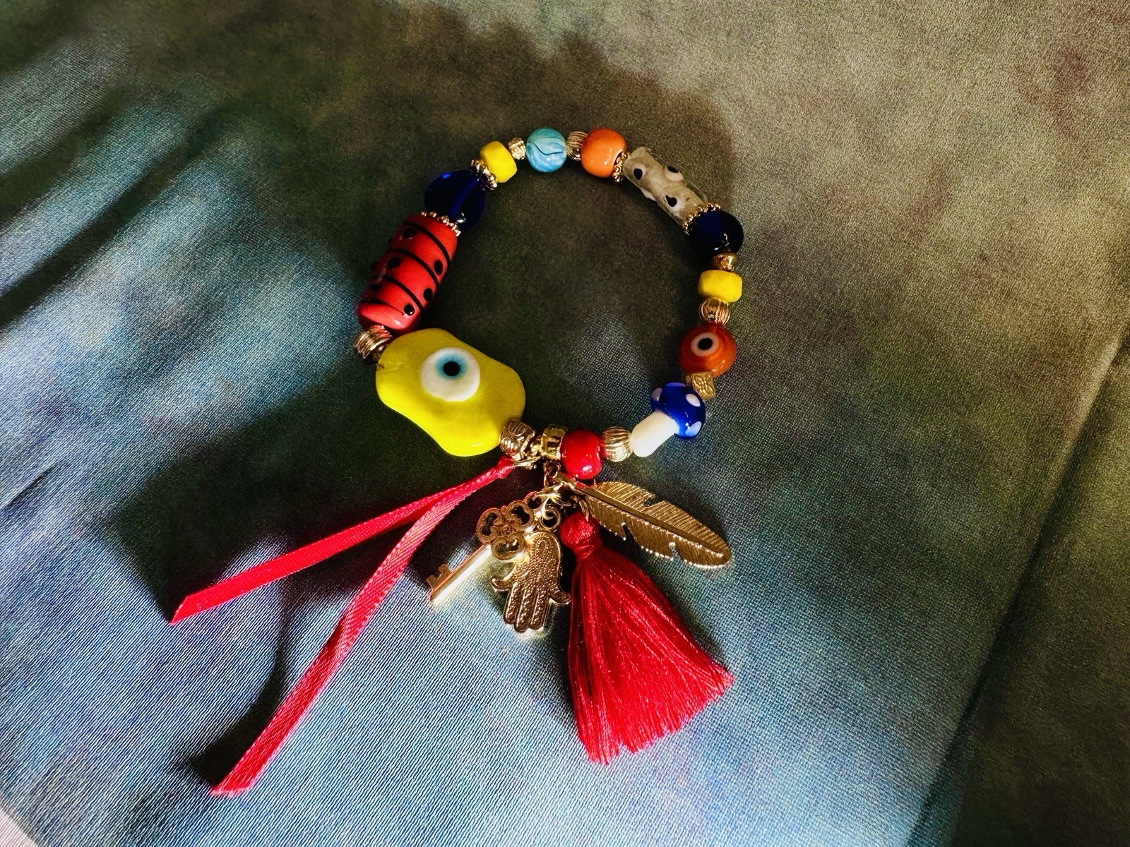 Handmade Woman Glass Bracelet