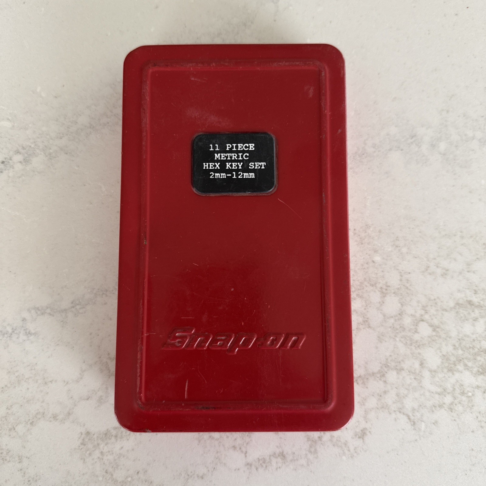 Snap-on Metal Case for 11 Piece Metric 2mm-12mm Hex Set (CASE ONLY)