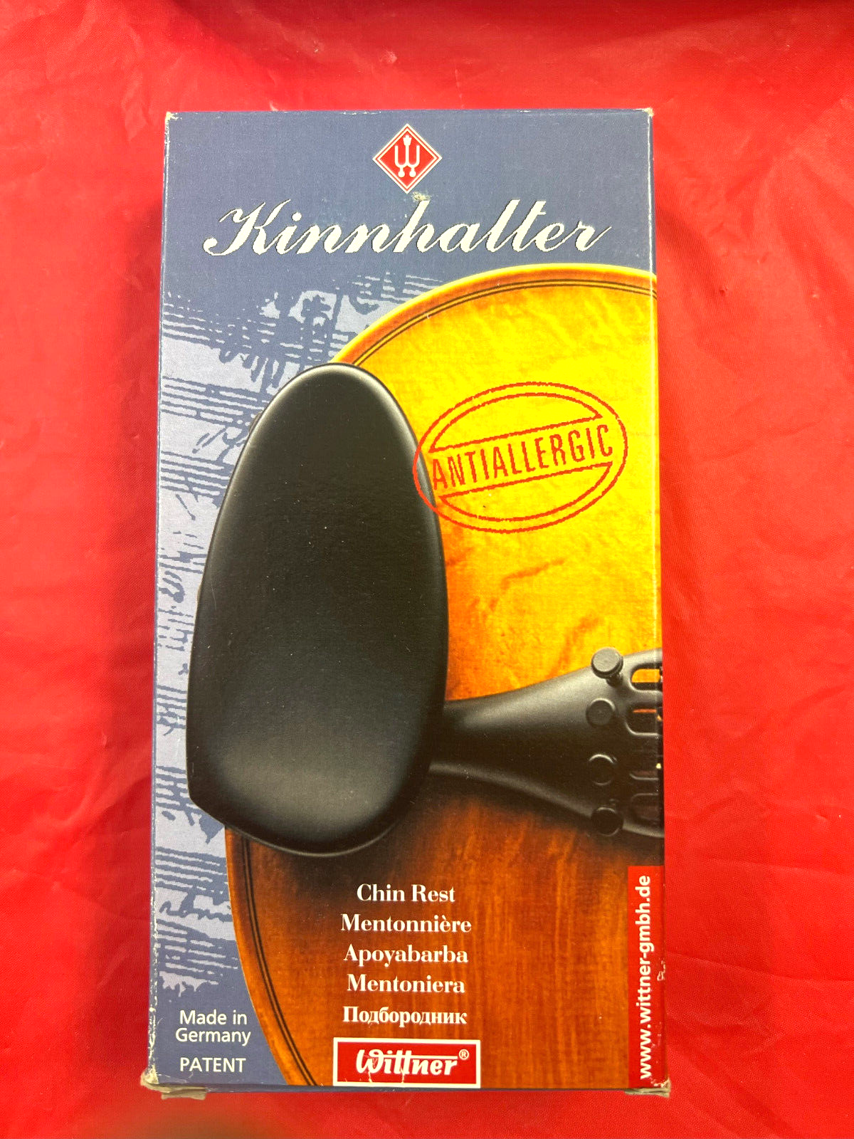 2 Wittner Violin Chinrest Side Mount 3/4