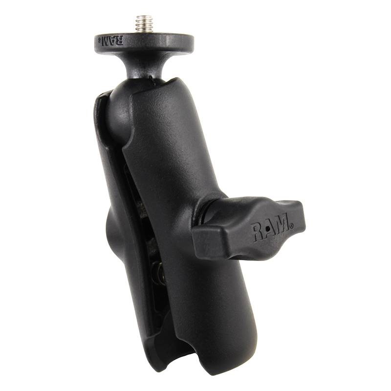 RAM-B-366-201U RAM Double Socket Arm with 1/4"-20 Actio