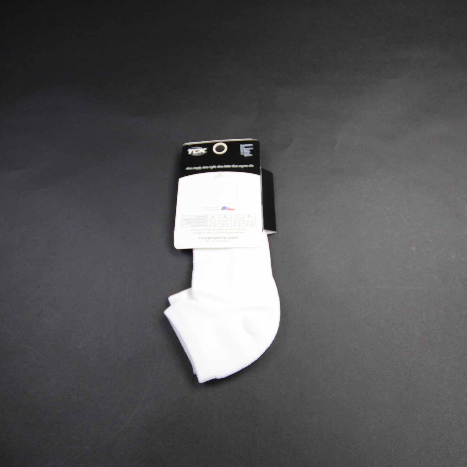 TCK Socks Men's White New with Tags L