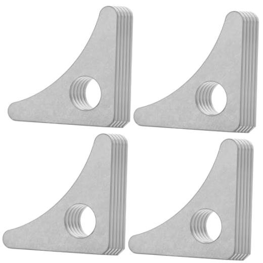 Weld on Gusset, Acid-Cleaned Steel Weld on Tabs 1.85" Side Length With 20 PCS