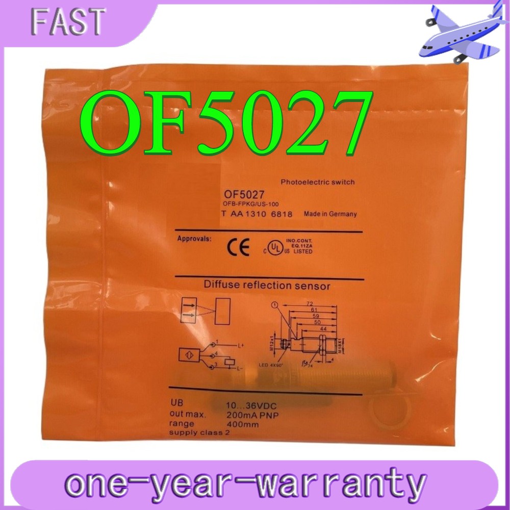 1PCS NEW OF5027 For IFM OF5027 Photoelectric Switch Sensor OF5027 Fast Ship ###