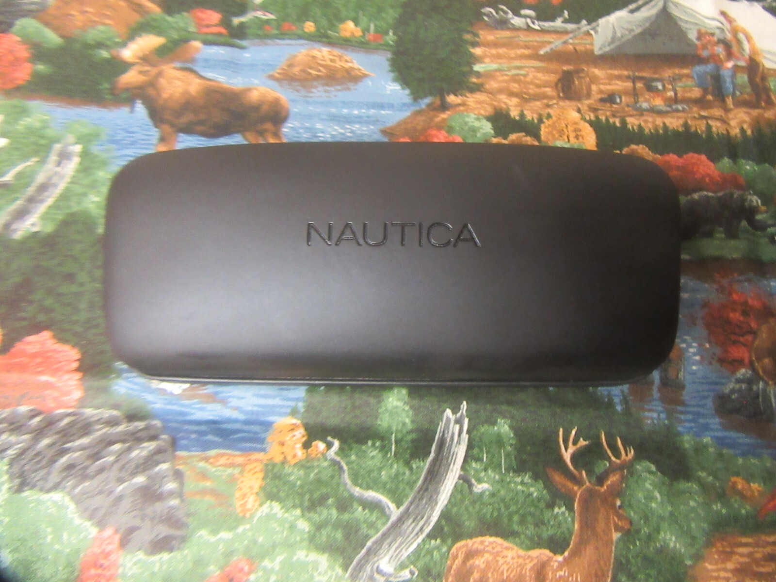 Nautica Black Sunglasses Hard Clamshell Case