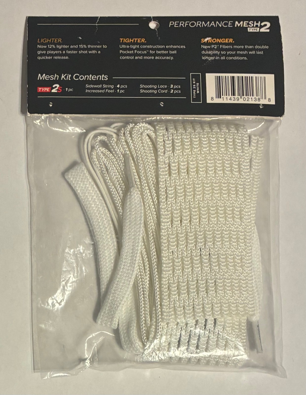 Stringking Performance Mesh Type 2s [NEW] Complete Kit Lacrosse