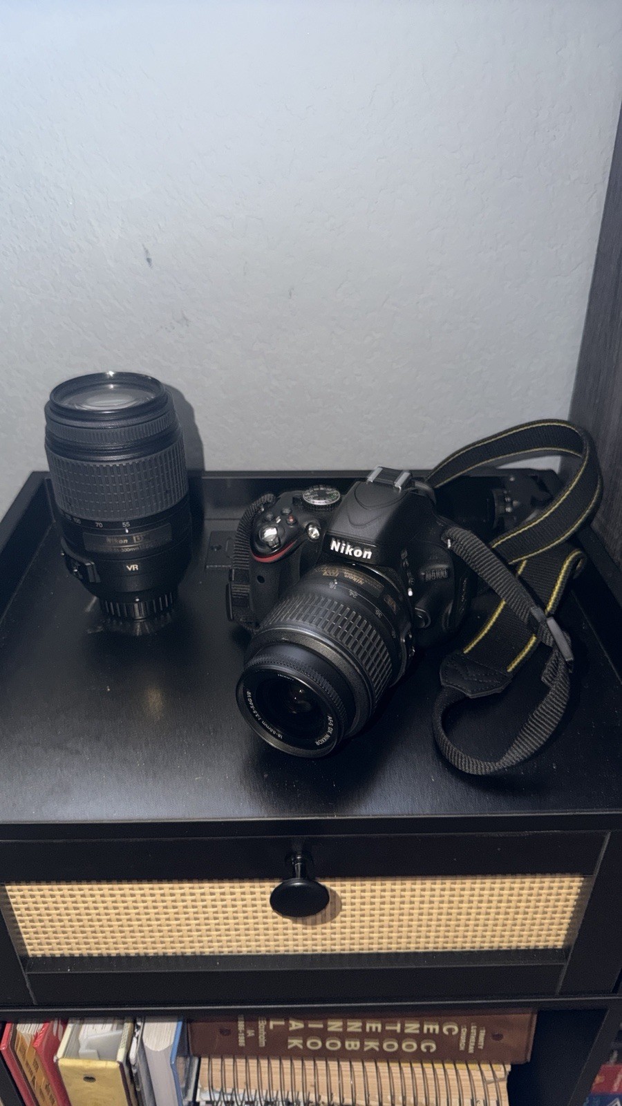 Nikon D5100 Camera Accessory Bundle with Lenses and Black Camera Bag