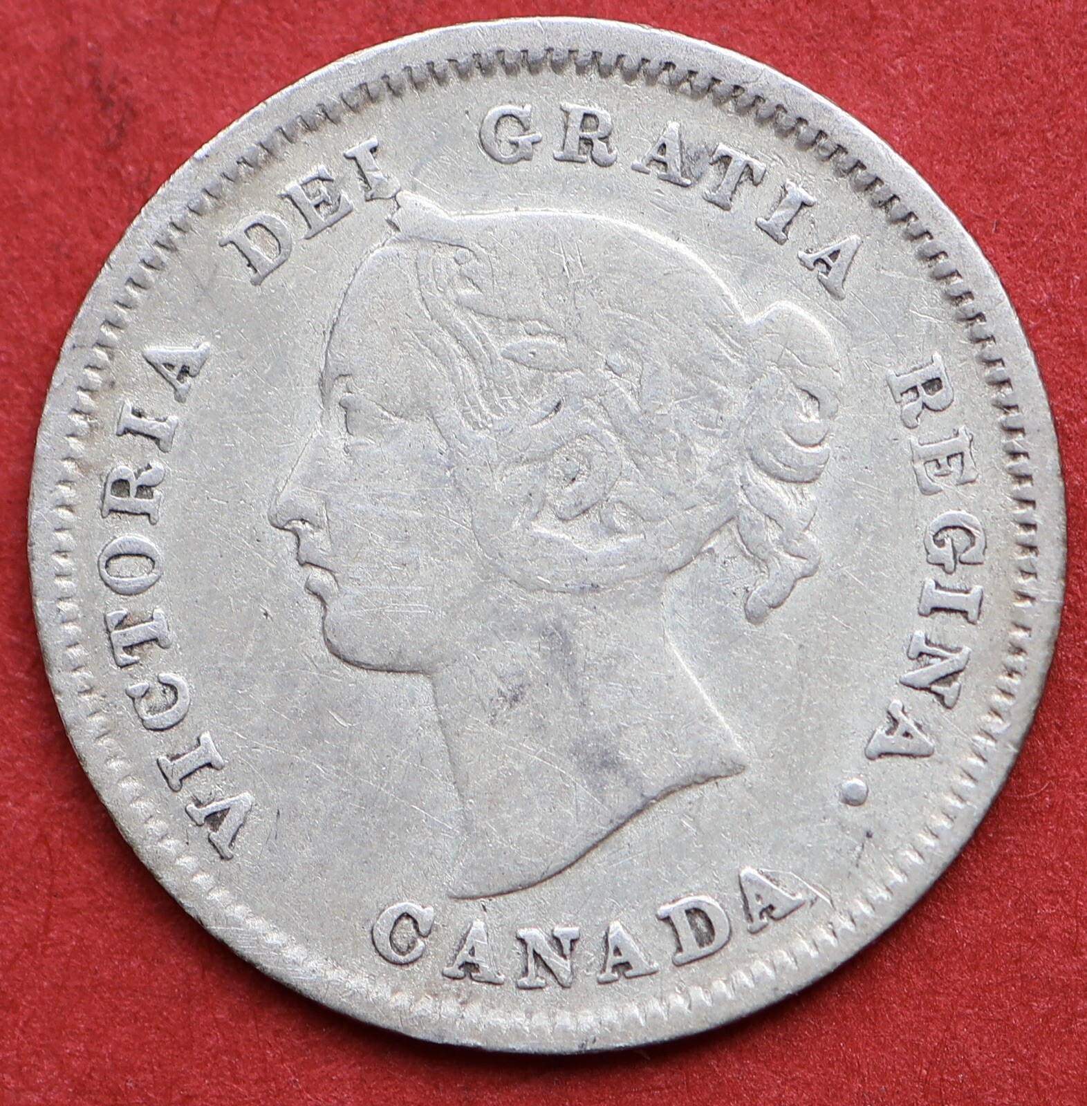 1882H Canada 5 Cents - VF - Lot#11107