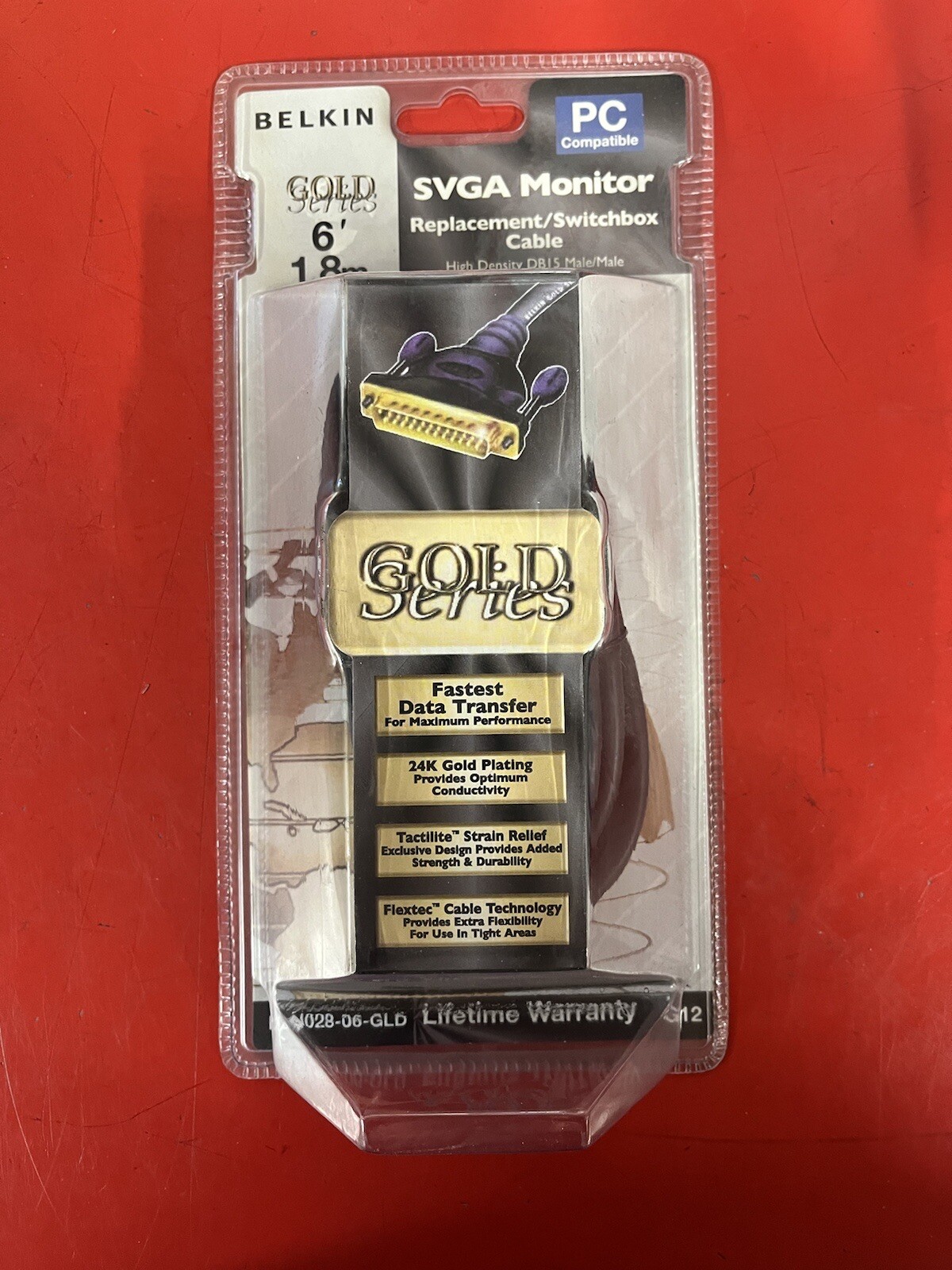 NEW Belkin Gold Series Monitor Replacement Cable F2N028-06-GLD