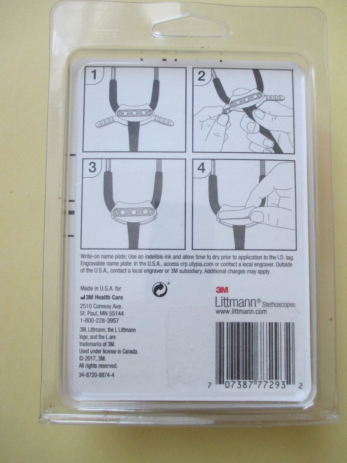 3M Littmann Stethoscope Identification Tag Grey #40008