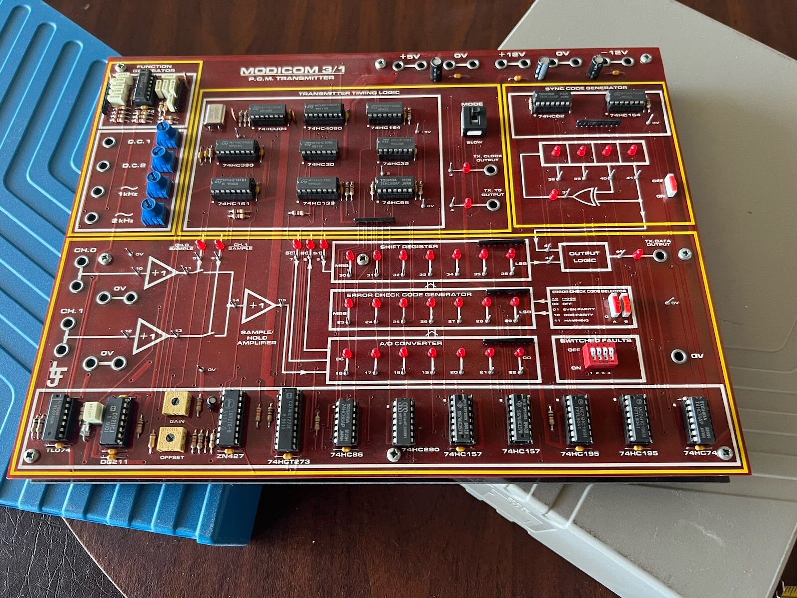 LJ Technical Systems Circuit Board Trainer - Modicom 3/1 P.C.M. Transmitter #2