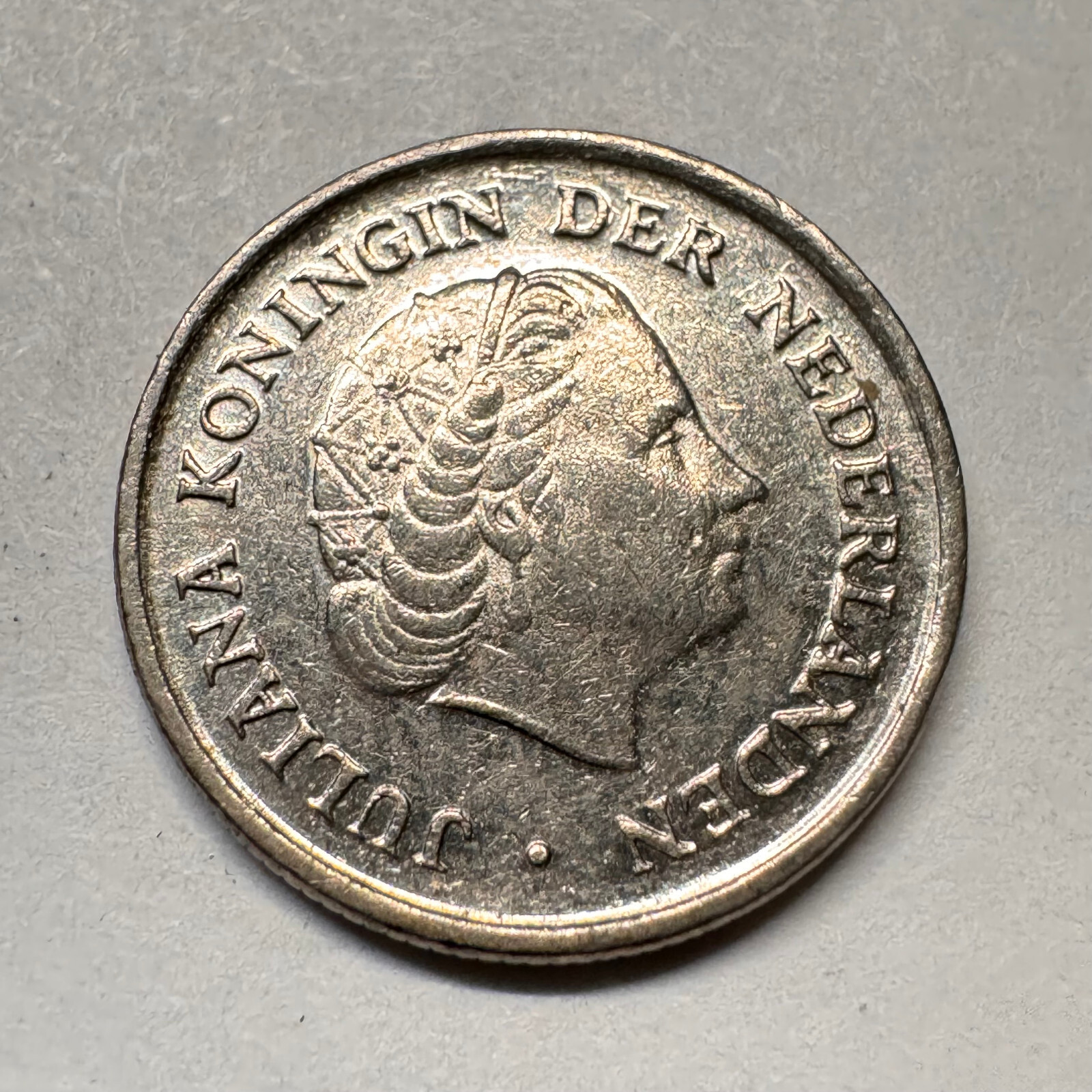1980 Netherlands 10 Cents - Beautiful Coin - #A-058-B