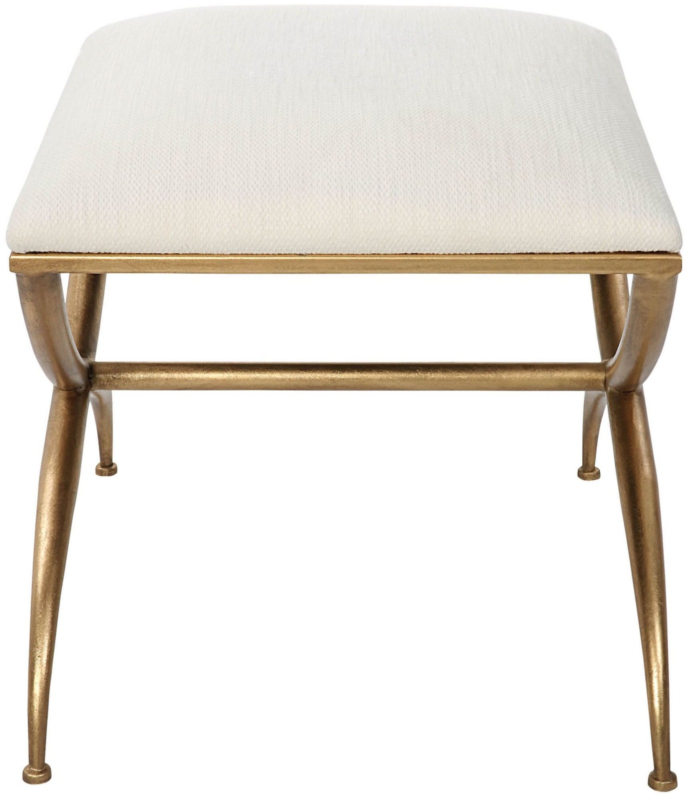Uttermost 2396-CROSSING-BENCH-SMALL Crossing 23-1/2"W Gold Framed