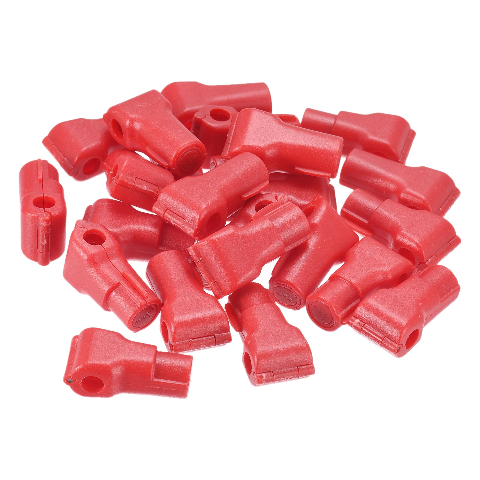 50pcs 6mm Red Anti-theft Lock for RETAIL STORE SUPERMARKET Magnetic Shelf Lock