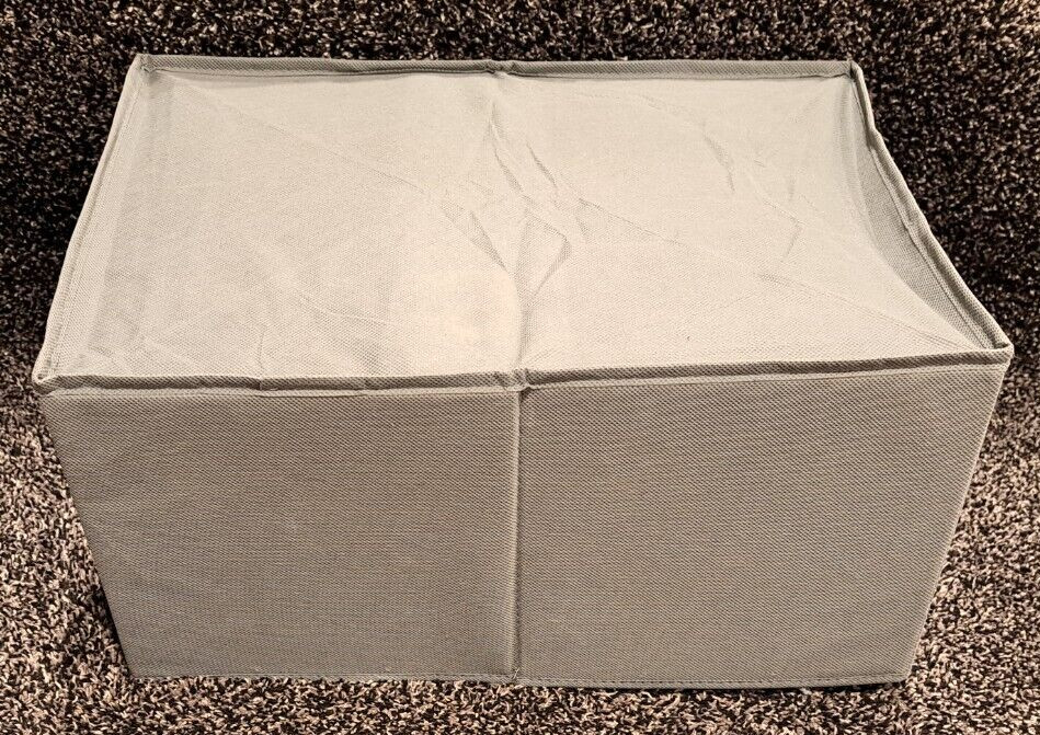 4Pk Foldable Bins - Fabric Divided Clothes Organizer, 6 Compartment