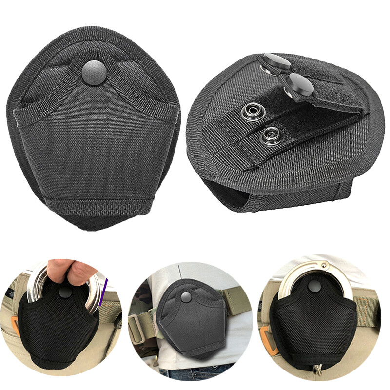 Handcuff Holder Pouch Universal Tactical Waist Pockets Quick Pull Handcuff Cover