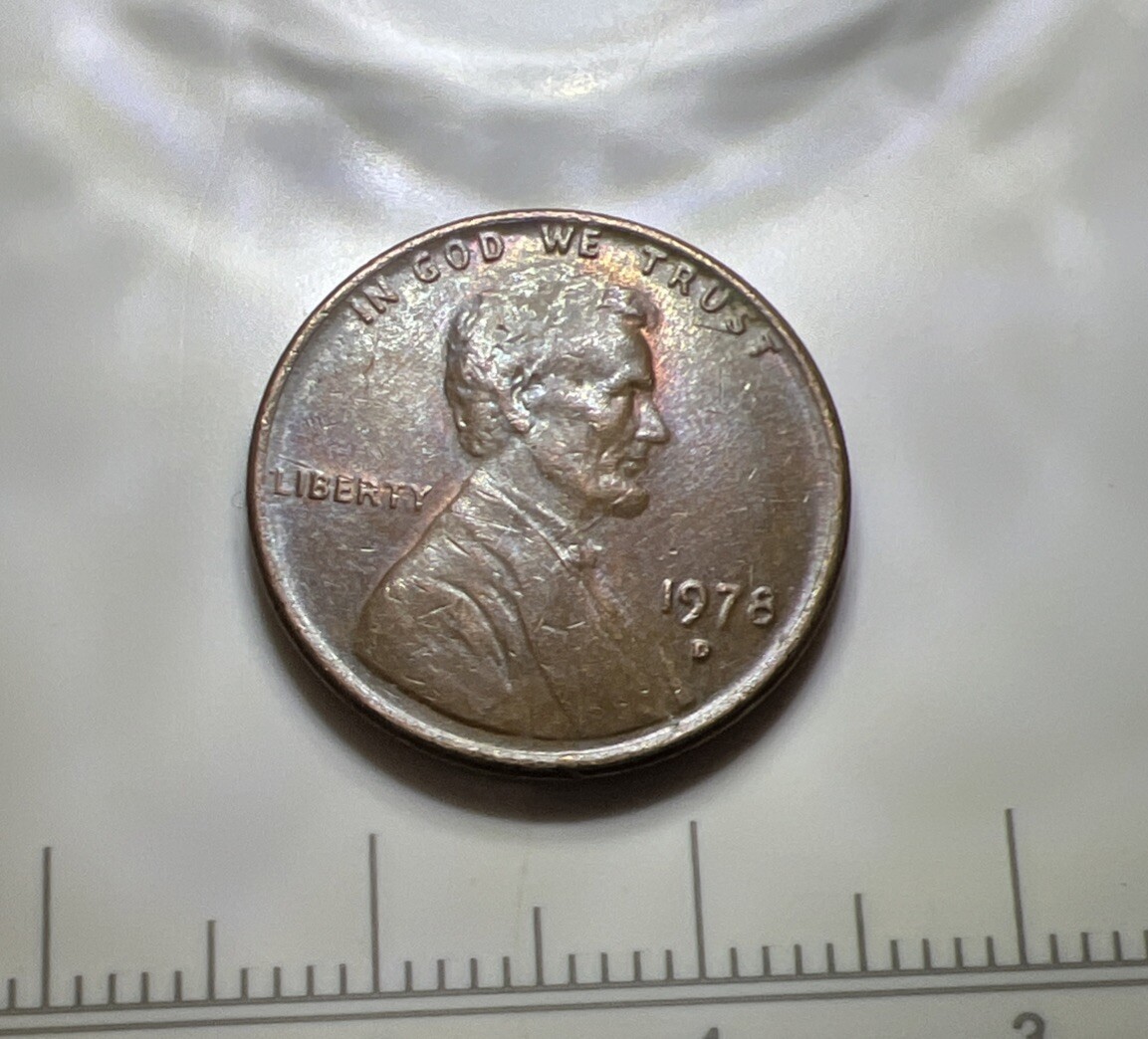 1978 D Penny RPM-001 D/D Doubled Die DDO-001 Mint Errors