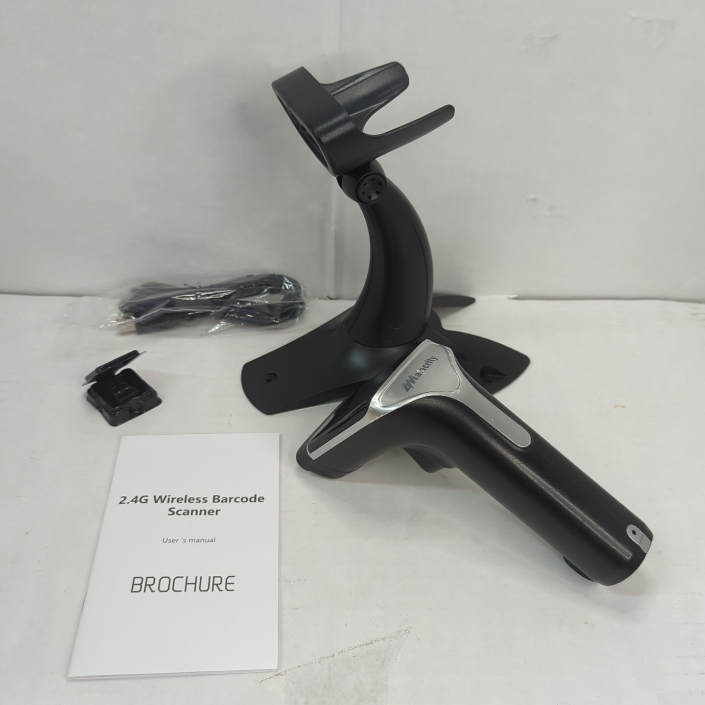 2.4Ghz Wireless Barcode Scanner USB Cordless Box 15