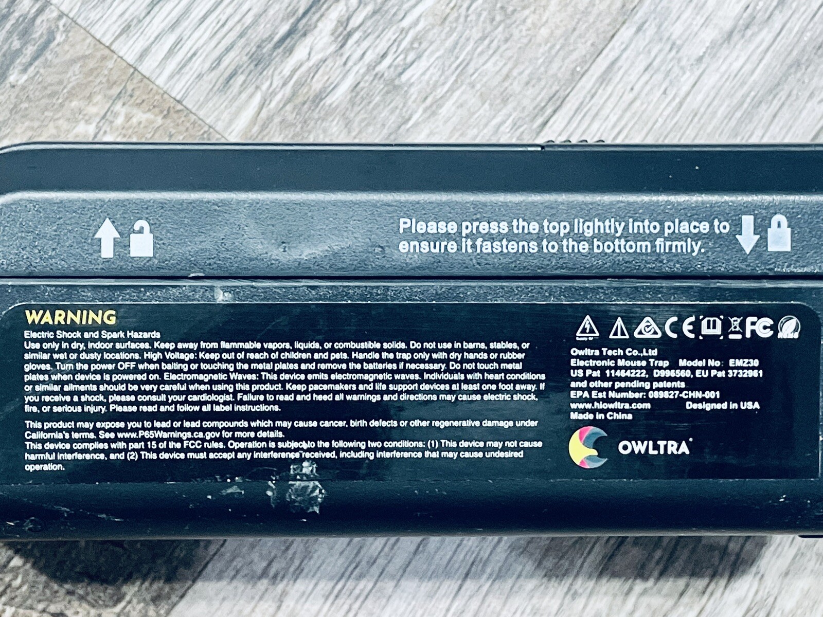 OWLTRA Electronic Mouse Trap Quick & Humane 4AA Batteries (not included) 🆓 SHIP