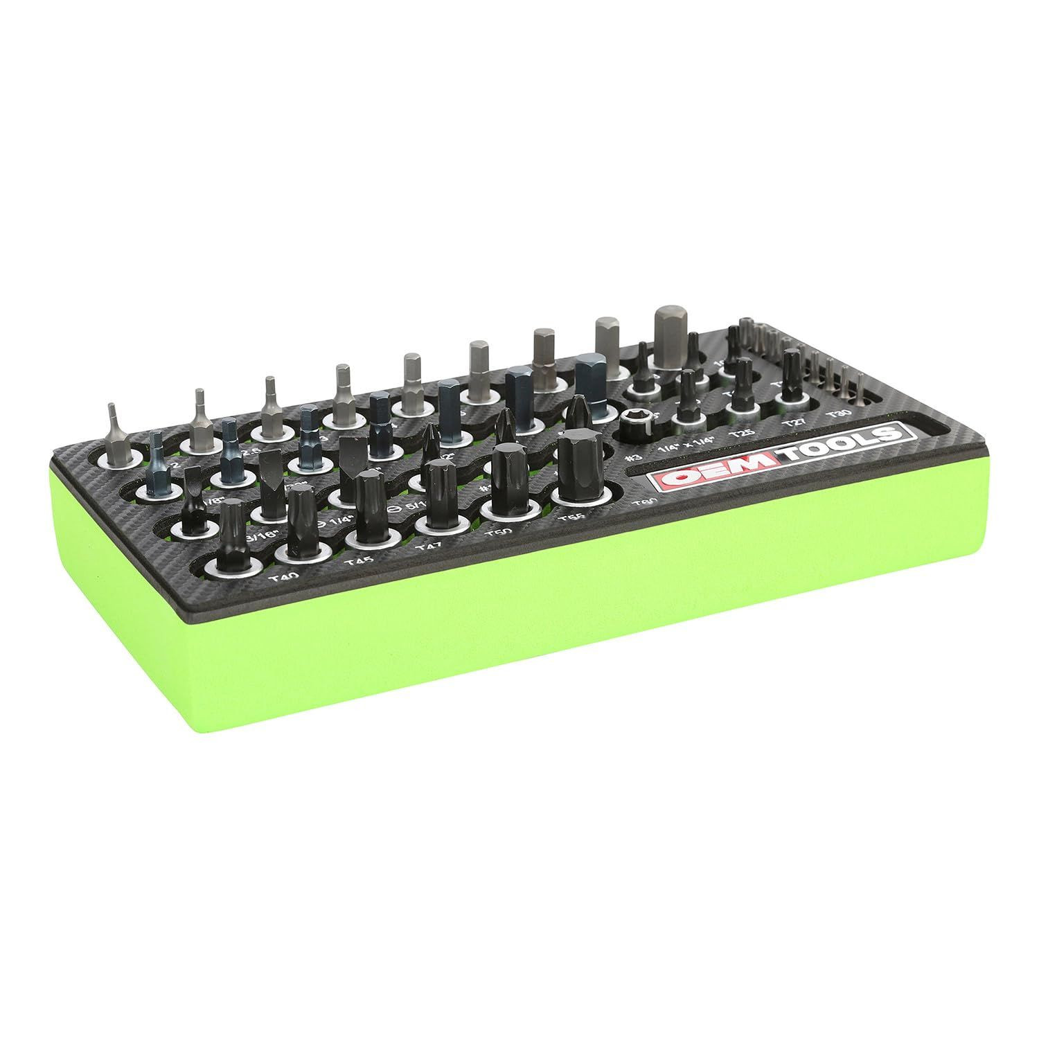 OEMTOOLS 23992 44-Piece Torx Socket Set, Ideal Bit Set 44 Piece, Multi