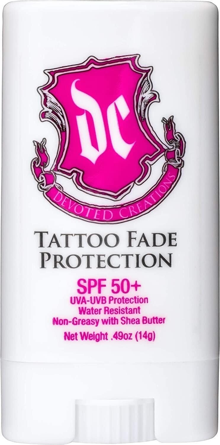 Devoted Creations Tattoo Fade Protection Stick with SPF 50+ UVA-UVB...