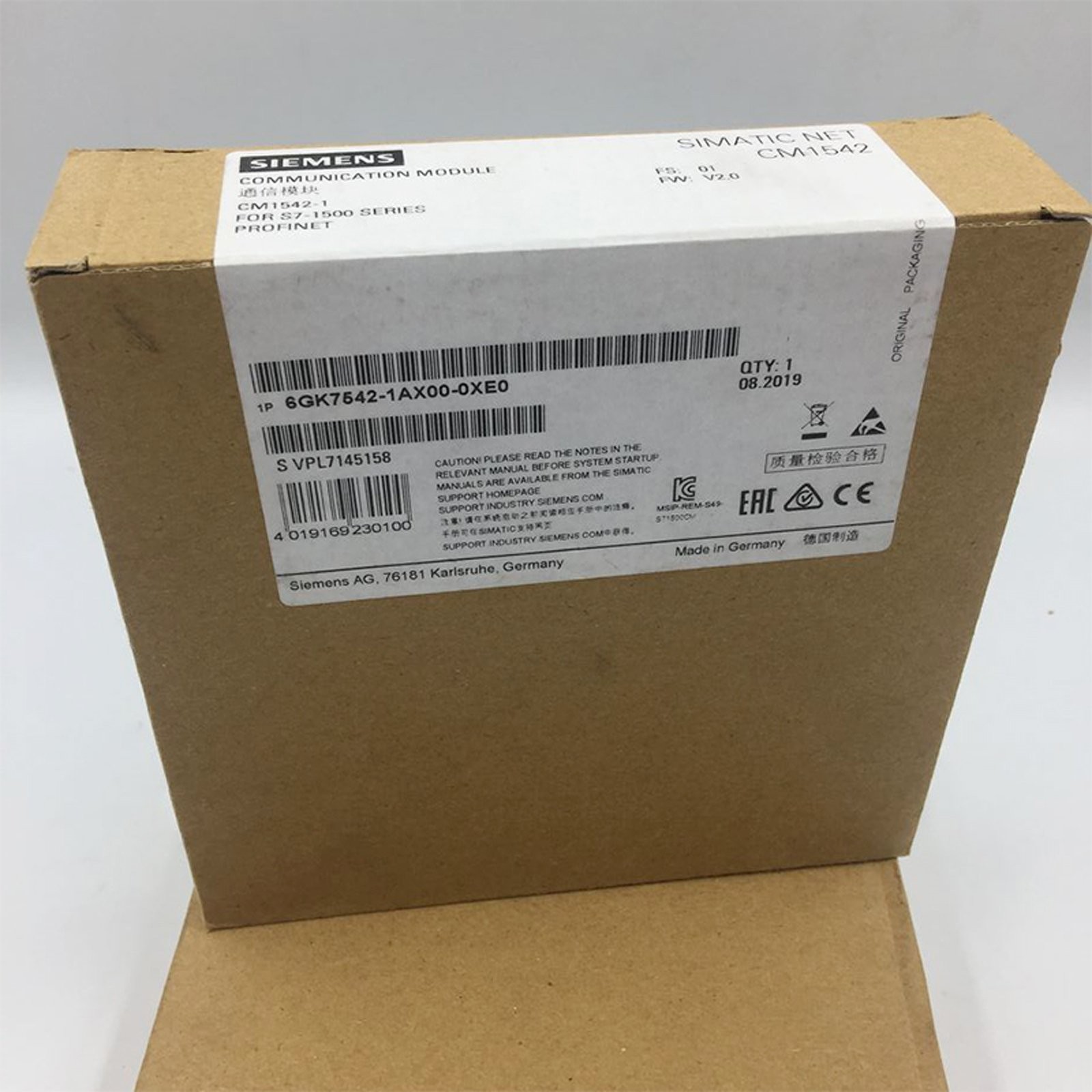 SIEMENS NEW 6GK7542-1AX00-0XE0 Communication module 1 year warranty