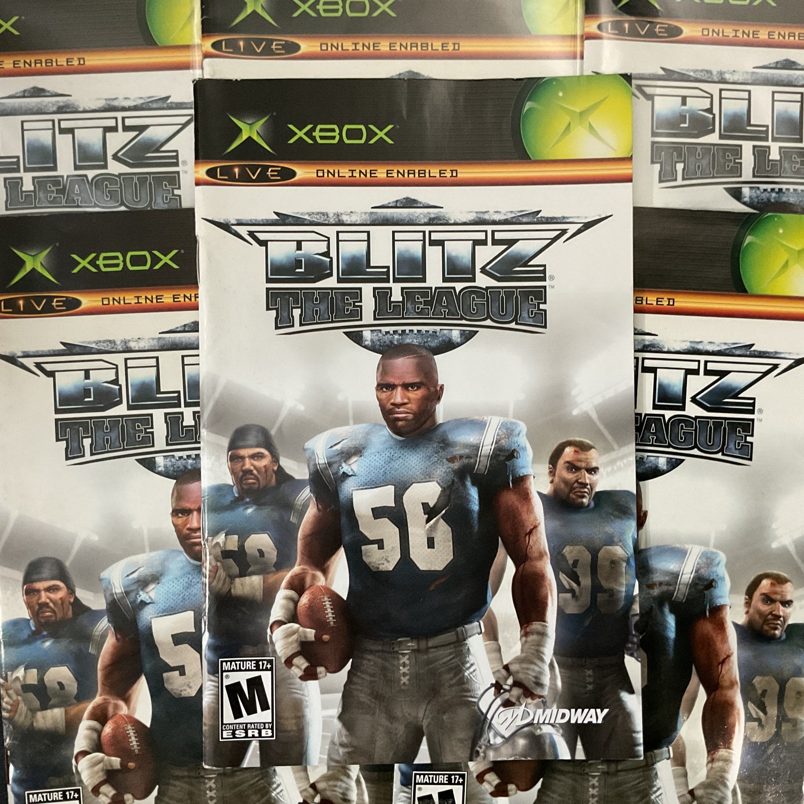 Blitz: The League Microsoft XBOX Instruction Manual Only