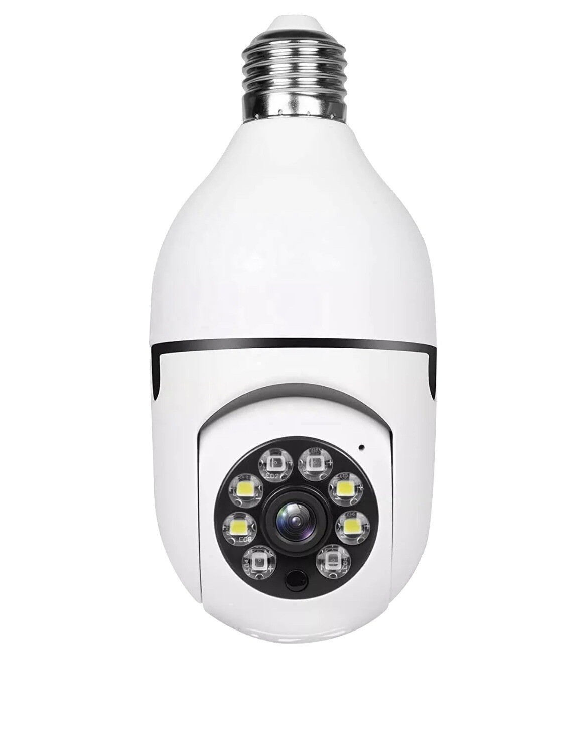 Light Socket Panorama Camera 1080P HD Security Camera with Motion Detection