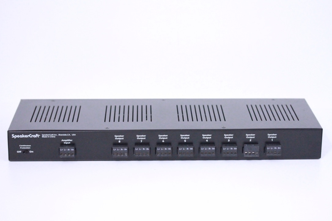 SpeakerCraft 8-Zone Speaker Selector S8dc