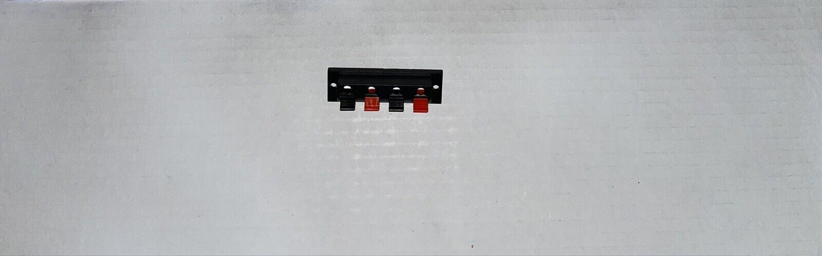 RED / BLACK SPRING LOADED SPEAKER TERMINAL NEW