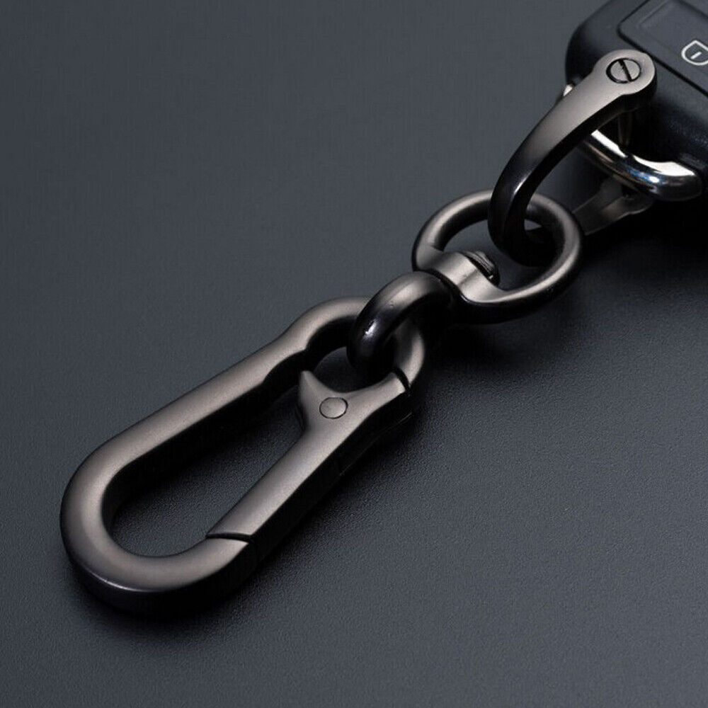 Black Metal Car Buckle Car Key Holder Car Key Clip Key Chain Keyring Accessories
