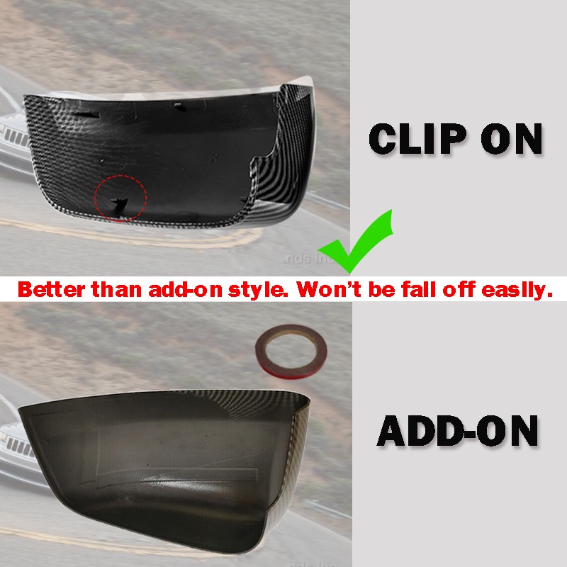 Gloss Black Side Mirror Cover Caps Replacement For 2011-2020 Jeep Grand Cherokee