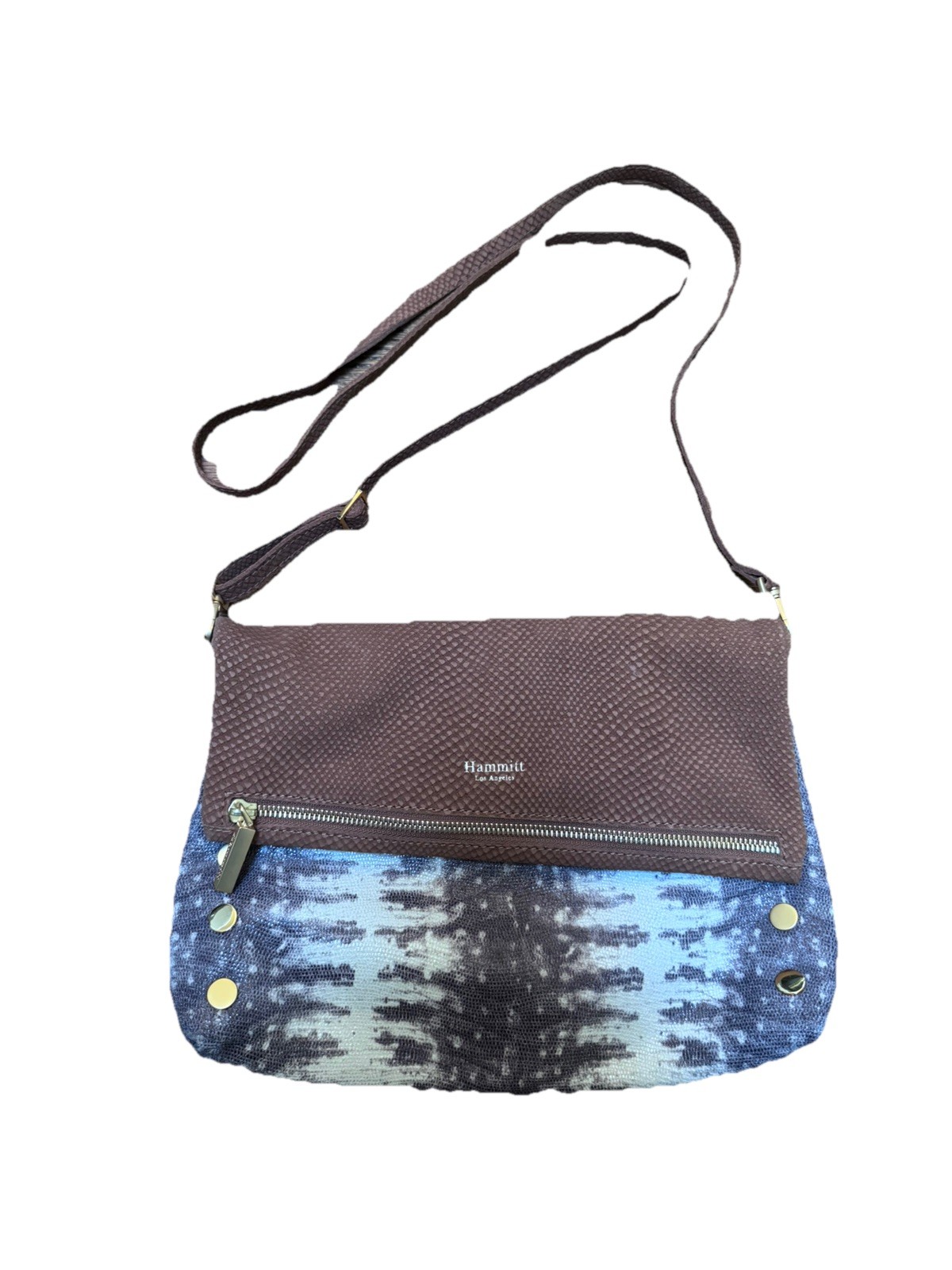 Hammitt VIP Medium Crossbody clutch spotted smoke